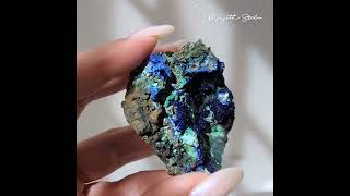 Moonpath Stones  AZ24 Azurite Malachite An Hui [upl. by Doxia515]