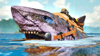 The NEw Megalodons are Terrifying Beasts  ARK Survival Ascended 15 [upl. by Eissac]