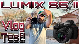 Vlog with the lumix s5 mark ii and 2060mm kit lens Also IBIS  low light test [upl. by Reiter]