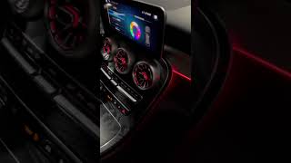 Installazione pacchetto luci soffuse 64 colori su MercedesBenz GLX X253 optional SA CODE 877 [upl. by Enirolf932]