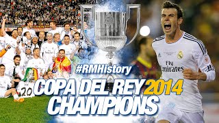 FULL MATCH  Barcelona 12 Real Madrid Copa del Rey final 201314 [upl. by Wightman]