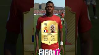 Paul Pogba FIFA evolution 1224 shorts eafc24 fc24 fifa pogba juventus manunited [upl. by Atwahs]