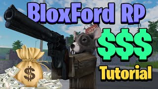 ULTIMATE BloxFord DarkRP MONEY GUIDE  Roblox BloxFord [upl. by Dave]