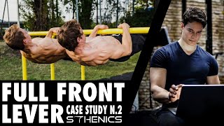 How to Learn the FRONT LEVER Case Study 2 [upl. by Aspia]