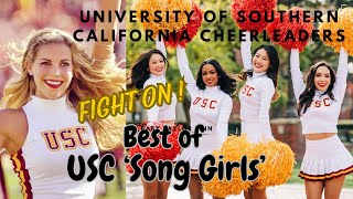 Best of USC Song Girls  University of Southern California Cheerleaders  Trojan Band  Fight On [upl. by Elbert]