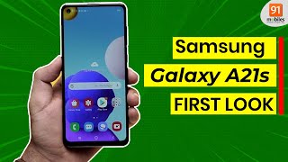 Samsung Galaxy A21s First look  Hands on  Price [upl. by Norek]