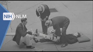 Emergency Splinting for Fracture of Lower Extremity Silent Petrolagar Laboratories 1931 [upl. by Marquez]