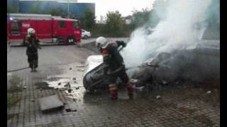 Bil Brand På Kokbjerg I Kolding [upl. by Ained]