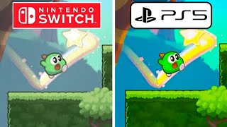 Gimmick 2 PS5 vs Nintendo Switch Graphics Comparison [upl. by Chantal]