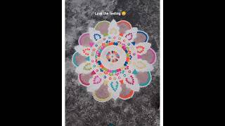 easy rangoli design simple rangoli design diwali status song [upl. by Meng]