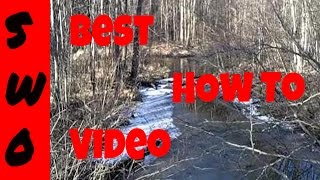 Mink and Muskrat Trapping Small Rivers and Streams Part 1 sets and location [upl. by Loesceke]