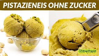 Pistazieneis ohne Zucker I Low Carb Eis Rezept [upl. by Changaris]