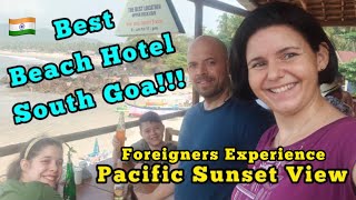 Foreigners Experience Best BEACH HOTEL in South Goa India  Palolem Beach  AMAZING VIEWS [upl. by Nuris323]