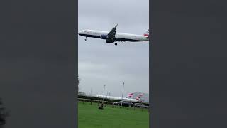 Plane spotting Heathrow feltham London [upl. by Negeam83]