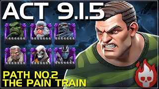 MCOC Act 915  Path 02  The Pain Train Path  Kate Bishop vs Sandman  2024 [upl. by Nodmac]