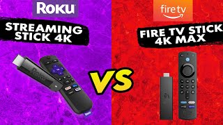 Roku Streaming Stick 4K Vs Fire TV Stick 4K Max  Differences Explained [upl. by Bywoods]