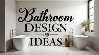 Trending Bathroom Design Ideas 2024 Modern amp Luxurious Styles [upl. by Horatius]