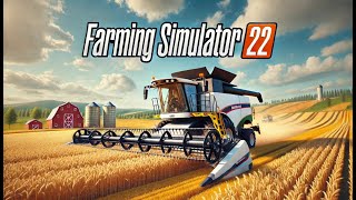 Modern combine harvester in action – Farming Simulator 2208 [upl. by Eenaej]