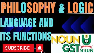 PHILOSOPHY AND LOGICLanguage and Its Functions [upl. by Ahsilet726]