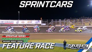 Sprintcars  Maddington Toyota Series  Perth  21st Oct 2023  ClayPerView [upl. by Cindie]