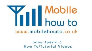 How To Call VoicemailAnswerphone  Sony Xperia Z [upl. by Valerle]