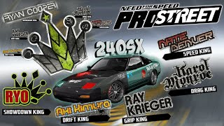 NFS ProStreet  Ryan Coopers 240SX vs All Kings Lore Accurate [upl. by Lucho579]