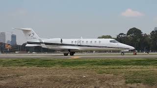 🌞Sundown Jet LVBOU Learjet L45 Aeroparque  San Fernando🌞 [upl. by Ecitnirp]