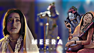 Krishna Bhakt Meera 😍 Status 🕉️  Ft Saiyaan 😍 Edit by SATYUG🕉️ krishnabhakti meera meerabai [upl. by Magdalene]