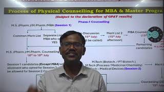 NIPER JEE 2024 COUNSELLING GUIDANCE 2024 [upl. by Tiemroth]