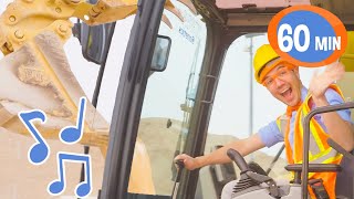 Im an Excavator  Brand new 1 Hour BLIPPI Educational Songs For Kids Compilation [upl. by Oman]