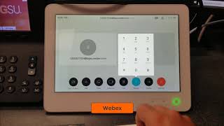 Starting a Webex or Zoom Meeting using the Cisco Telepresence Touch Panel [upl. by Doniv997]