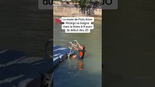 ⚠️ La maire de Paris dans la Seine ⚠️ [upl. by Eiltan]