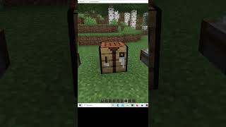 Jak zrobić kamień szlifierski w Minecraft  How to make a grindstone in Minecraft tutorial shorts [upl. by Anerys996]