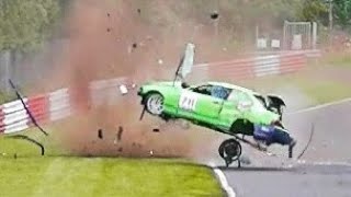 NÜRBURGRING CRASH COMPILATION  NORDSCHLEIFE CRASHES amp FAIL COMPILATION  VLN [upl. by Edna]