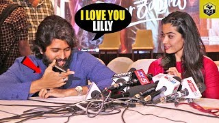 Vijay Deverakonda Making Fun With Rashmika Mandanna While Interview  Dear Comrade Trailer Launch [upl. by Feinstein789]