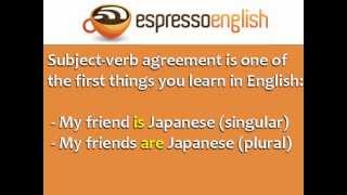 Advanced Subject Verb Agreement in English [upl. by Zinah]