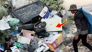 Amazing😨 Found iPhone 13 Pm  iPhone Xr Huawei  Samsung amp Speaker JBL from Landfill [upl. by Ahsets]