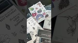 Festive Bingo Prizes  We had a great time playing Bingo amp crafting paperedchef stampinup bingo [upl. by Aralomo521]