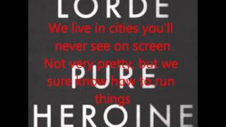 Team  Lorde Lyrics [upl. by Krishna391]