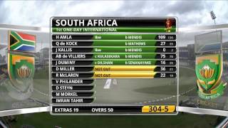 Sri Lanka v South Africa  1st ODI Highlights [upl. by Annauqal]