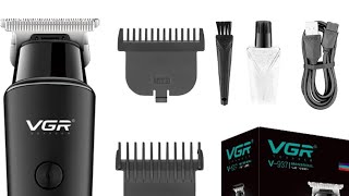 VGR Professional Hair Trimmer  VGR V937  best hair trimmer with long battery and led display [upl. by Qidas]