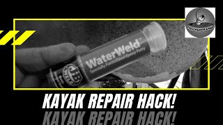 Kayak Hull Repairs with JB WaterWeld Episode 79 [upl. by Aicul72]