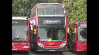 Enviro 400 Go Ahead London Commercial E129 SN60BZA  Southeastern RR Sits at Orpington Station Stand [upl. by Farron]