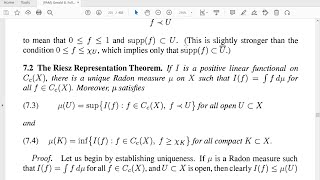 RieszMarkovKakutani Representation theorem [upl. by Lucian]