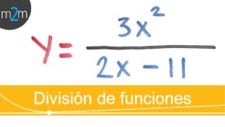 DERIVADA de un cociente de funciones  Reglas de derivación 13 de 20 [upl. by Anura]