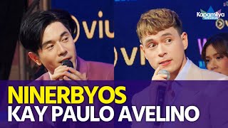 Jake Cuenca ipinaliwanag kung bakit siya ninerbyos makatrabaho si Paulo Avelino sa Secretary Kim [upl. by Yduj]