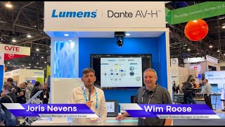 Lumens  InfoComm 2024 BYOM Dante Solution With Audinate Wim Roose  Lumens ProAV [upl. by Oiluarb]