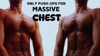 Get Bigger amp Massive Chest Only By Doing These PushUps At Home Without Any Equipments [upl. by Hoshi617]