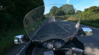 Trip to watchet on a honda deauville 1998 650cc [upl. by Artinahs535]