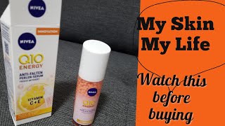 NIVEA Q10 ENERGY ANTI WRINKLE PEARL SERUM VITAMIN C  Enivea q10 energy antifalten perlen [upl. by Ennayk682]